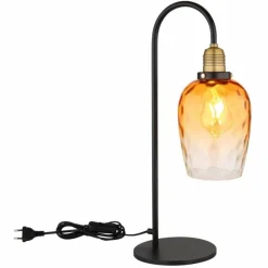 Luminaires Globo Lighting Lampe de table Globo SALVY Noir, 1 lumière