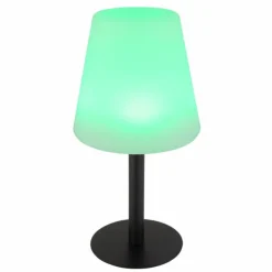 Luminaires Globo Lighting Lampe de table Globo SOLAR LED Noir, 8 lumières, Changeur de couleurs