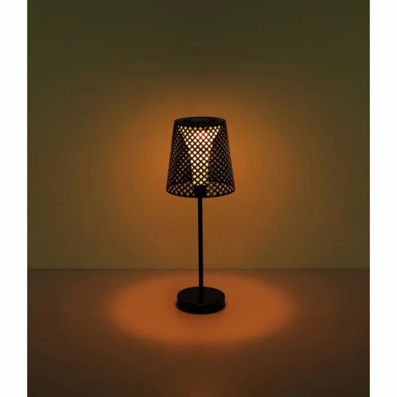 Luminaires Globo Lighting Lampe de table Globo SOLAR LED Noir, 1 lumière