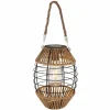 Style Boho-Chic-Luminaires Globo Lighting Lampe de table Globo SOLAR LED Noir, 1 lumière