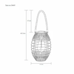 Style Boho-Chic-Luminaires Globo Lighting Lampe de table Globo SOLAR LED Noir, 1 lumière