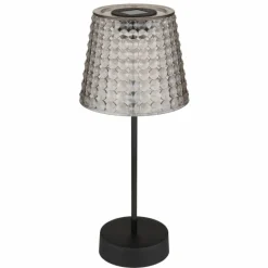 Suspension Verre Fumé-Luminaires Globo Lighting Lampe de table Globo SOLAR LED Fumée, Noir, 1 lumière