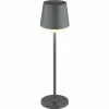 Luminaires Globo Lighting Lampe de table Globo SOLAR LED Anthracite, Blanc, 1 lumière