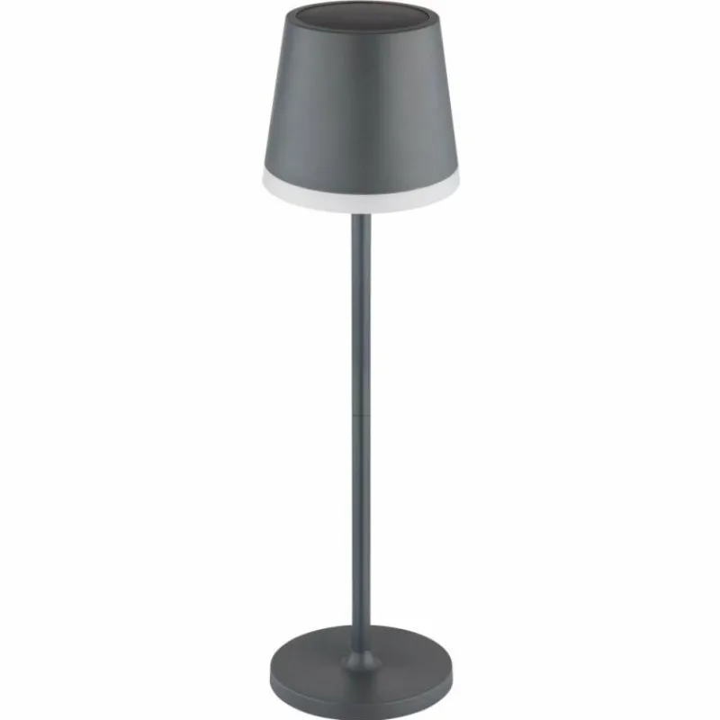 Luminaires Globo Lighting Lampe de table Globo SOLAR LED Anthracite, Blanc, 1 lumière