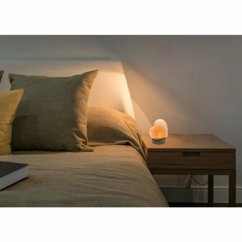 Lampes En Bois-Luminaires Globo Lighting Lampe de table Globo STONE LED Brun, Écru, 1 lumière
