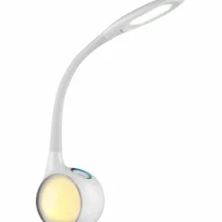 Luminaires Globo Lighting Lampe de table Globo TARRON LED Transparent, Blanc, 3 lumières* Lampes À Poser