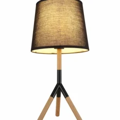 Lampes En Tissu-Luminaires Globo Lighting Lampe de table Globo TL Écru, Noir, 1 lumière