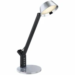 Luminaires Globo Lighting Lampe de table Globo URSINO LED Argenté, 1 lumière* Lampes À Poser