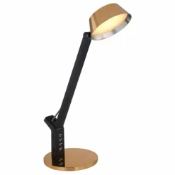 Lampes Dorées-Luminaires Globo Lighting Lampe de table Globo URSINO LED Or, Noir, 1 lumière