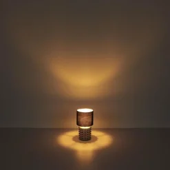 Lampes En Tissu-Luminaires Globo Lighting Lampe de table Globo VALENTINO Or, 1 lumière