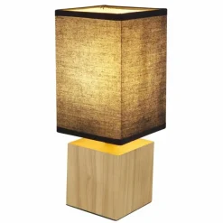 Lampes En Tissu-Luminaires Globo Lighting Lampe de table Globo VALENTINO Écru, 1 lumière