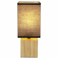 Lampes En Tissu-Luminaires Globo Lighting Lampe de table Globo VALENTINO Écru, 1 lumière