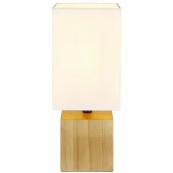 Lampes En Tissu-Luminaires Globo Lighting Lampe de table Globo VALENTINO Écru, 1 lumière