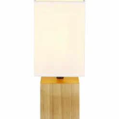 Lampes En Tissu-Luminaires Globo Lighting Lampe de table Globo VALENTINO Écru, 1 lumière