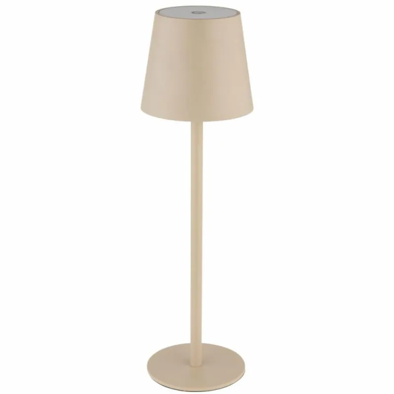 Luminaires Globo Lighting Lampe de table Globo VANNIE LED Sable, Blanc, 1 lumière