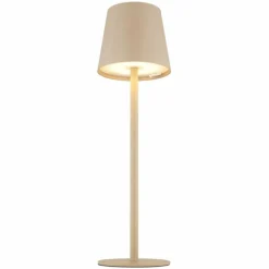 Luminaires Globo Lighting Lampe de table Globo VANNIE LED Sable, Blanc, 1 lumière