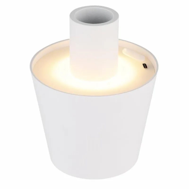 Luminaires Globo Lighting Lampe de table Globo VANNIE LED Blanc, 1 lumière