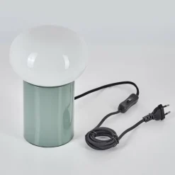 hofstein Lampe de table Godrie Bleu, 1 lumière