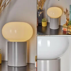 hofstein Lampe de table Godrie Taupe, 1 lumière