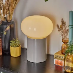 hofstein Lampe de table Godrie Taupe, 1 lumière