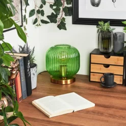 hofstein Lampe de table Goldenville Laiton, 1 lumière