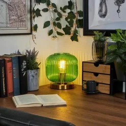 hofstein Lampe de table Goldenville Laiton, 1 lumière