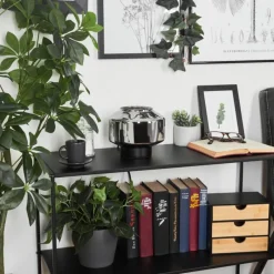 Suspension Verre Fumé-hofstein Lampe de table Gondim Noir, 1 lumière