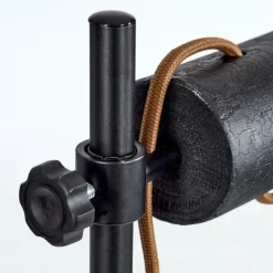 Lampes Industrielles-hofstein Lampe de table Gondo Brun, Noir, 1 lumière