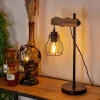 Style Boho-Chic-hofstein Lampe de table Gondo Écru, Noir, 1 lumière