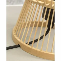 Style Boho-Chic-Good & Mojo Lampe de table CANGO Écru, 1 lumière