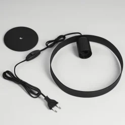 Lampes Industrielles-hofstein Lampe de table Gourguel Noir, 1 lumière