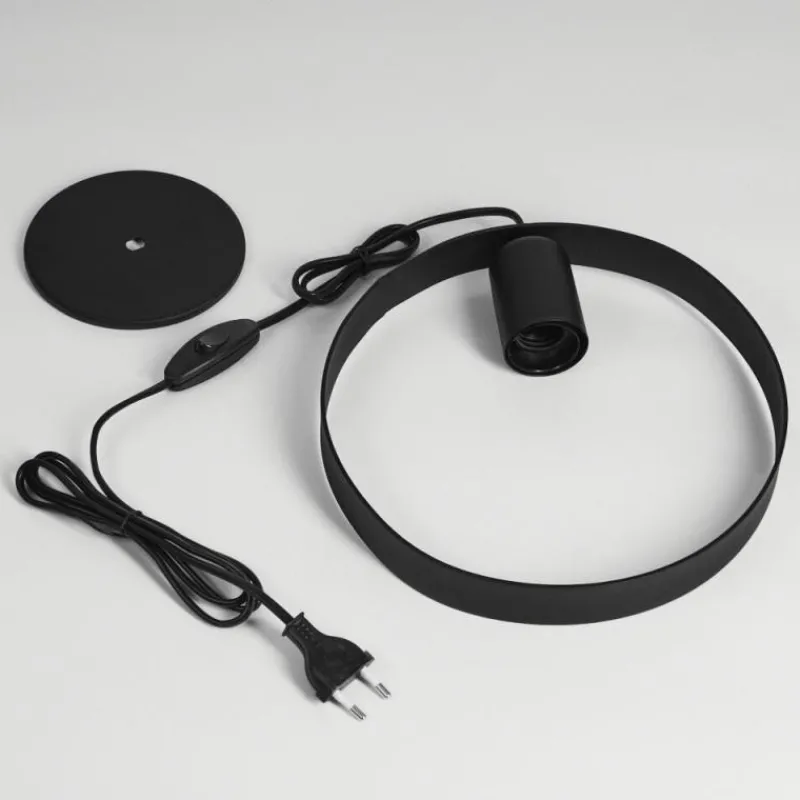 Lampes Industrielles-hofstein Lampe de table Gourguel Noir, 1 lumière