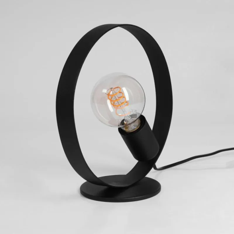 Lampes Industrielles-hofstein Lampe de table Gourguel Noir, 1 lumière