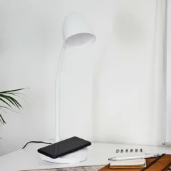 hofstein Lampe de table Grenoble LED Blanc, 1 lumière