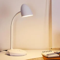 hofstein Lampe de table Grenoble LED Blanc, 1 lumière