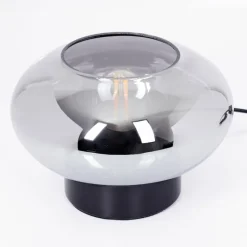Suspension Verre Fumé-hofstein Lampe de table Haikala Noir, 1 lumière