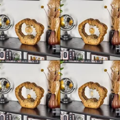 Luminaires Scandinaves-hofstein Lampe de table Hasteboda Brun, Couleur bois, 1 lumière