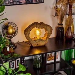 Luminaires Scandinaves-hofstein Lampe de table Hasteboda Brun, Couleur bois, 1 lumière