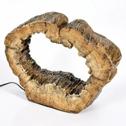 Luminaires Scandinaves-hofstein Lampe de table Hasteboda LED Brun, Couleur bois, 1 lumière