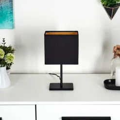 Lampes En Tissu-hofstein Lampe de table Heinikka Noir, 1 lumière