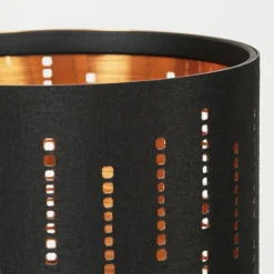 Lampes En Tissu-hofstein Lampe de table Hobart Noir, 1 lumière