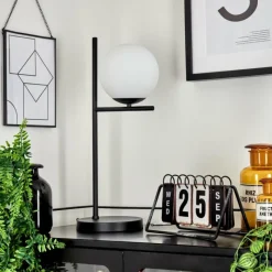 hofstein Lampe de table Hogatza Noir, 1 lumière