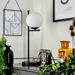 hofstein Lampe de table Hogatza Noir, 1 lumière