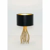Lampes Dorées-Luminaires Holländer Lampe de table Holländer CAPRI Or, 1 lumière
