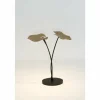 Lampes Dorées-Luminaires Holländer Lampe de table Holländer CONTROVERSA LED Brun, Or, Noir, 2 lumières