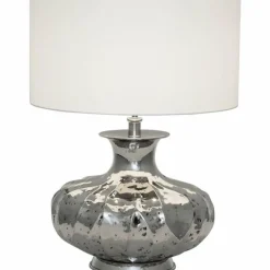 Luminaires Holländer Lampe de table Holländer DAMASCO Argenté, 1 lumière* Lampes À Poser