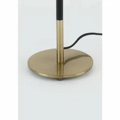 Lampes Dorées-Luminaires Holländer Lampe de table Holländer ENZIO Or, Noir, 1 lumière