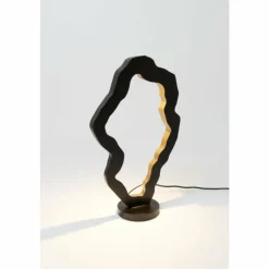 Lampes Dorées-Luminaires Holländer Lampe de table Holländer INFERNALE LED Brun, Or, Noir, 1 lumière