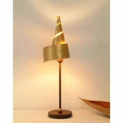 Lampes Dorées-Luminaires Holländer Lampe de table Holländer INNOVAZIONE Brun doré, 1 lumière