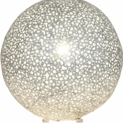 Luminaires Holländer Lampe de table Holländer LILY Argenté, 1 lumière* Lampes À Poser